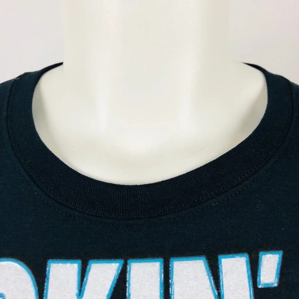 KICKIN' IT Graphic T-Shirt Black Sz L Short Sleeve - Picture 3 of 8